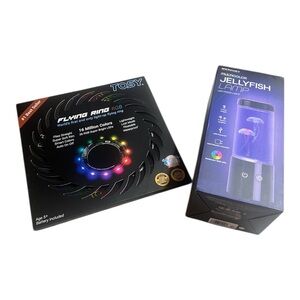 Tween toy bundle: TOSY Flying Ring and Jellyfish Lamp Set